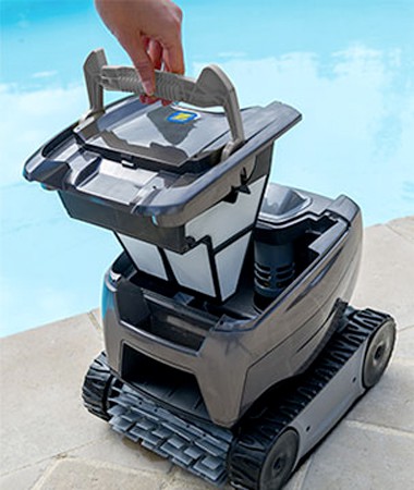 Filtre 3L ergonomique, accès par le dessus Robot piscine électrique Zodiac OT 2100